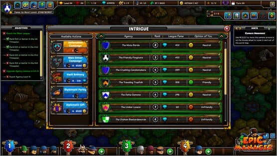 Screenshot of Epic Manager - Create Your Own Adventuring Agency