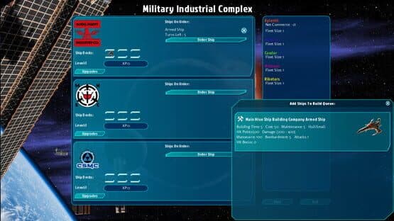 Screenshot of Galactic Inheritors