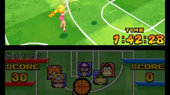 Screenshot of Mario Hoops 3-on-3