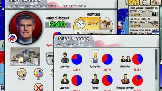 Screenshot of The Race for the White House