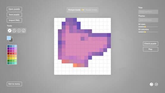 Screenshot of Nonogram - The Greatest Painter