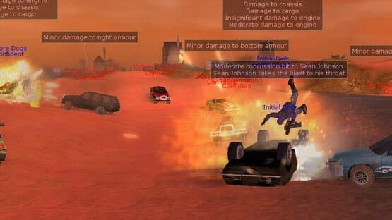 Screenshot of Darkwind: War on Wheels