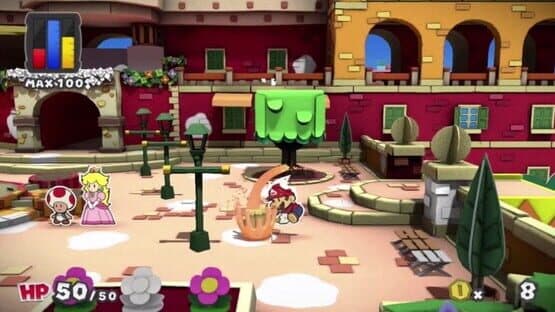 Screenshot of Paper Mario: Color Splash