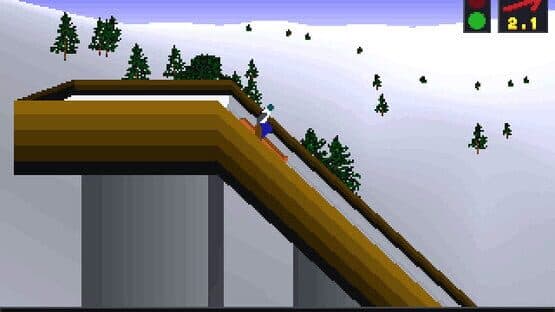 Screenshot of Deluxe Ski Jump 2