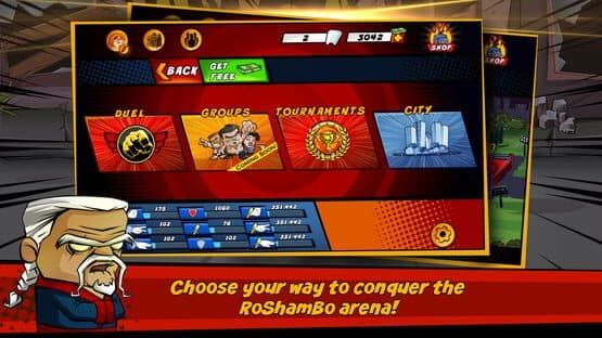 Screenshot of RoShamBo Arena