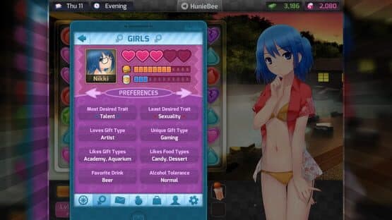 Screenshot of HuniePop
