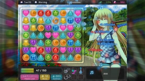 Screenshot of HuniePop