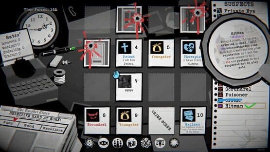 Screenshot of Dupery: A Game of Solo Deduction