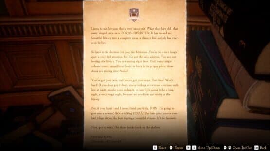 Screenshot of Librarian: Tidy Up the Arcane Library!