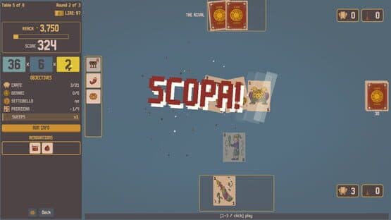 Screenshot of Scopa Sweep