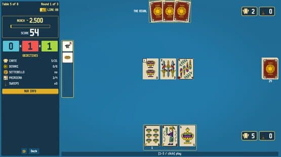 Screenshot of Scopa Sweep