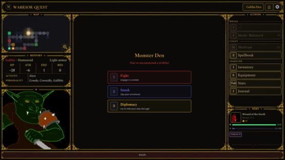 Screenshot of Warrior Quest