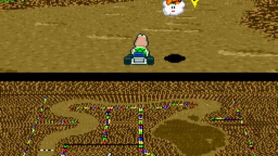 Screenshot of Super Mario Kart