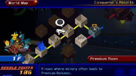 Screenshot of Kingdom Hearts Re:Chain of Memories