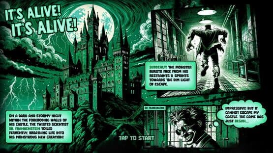 Screenshot of Escape From Castle Frankenstein