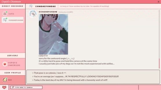Screenshot of Cupid's Chatroom
