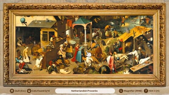Screenshot of Cats of Mona Lisa: A Hidden Object Game