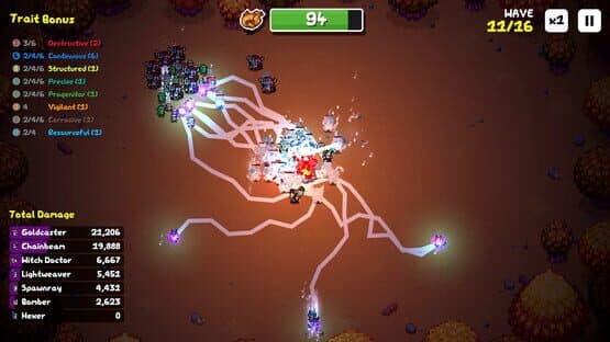 Screenshot of Dinner Defenders