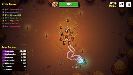 Screenshot of Dinner Defenders