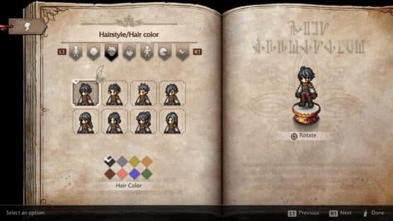 Screenshot of Octopath Traveler 0