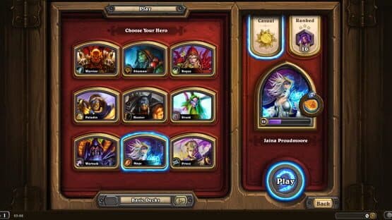 Screenshot of Hearthstone
